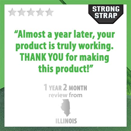 5 star review after 1 year 2 months from Illinois. Almost a year later, your product is truly working. THANK YOU for making this product!"